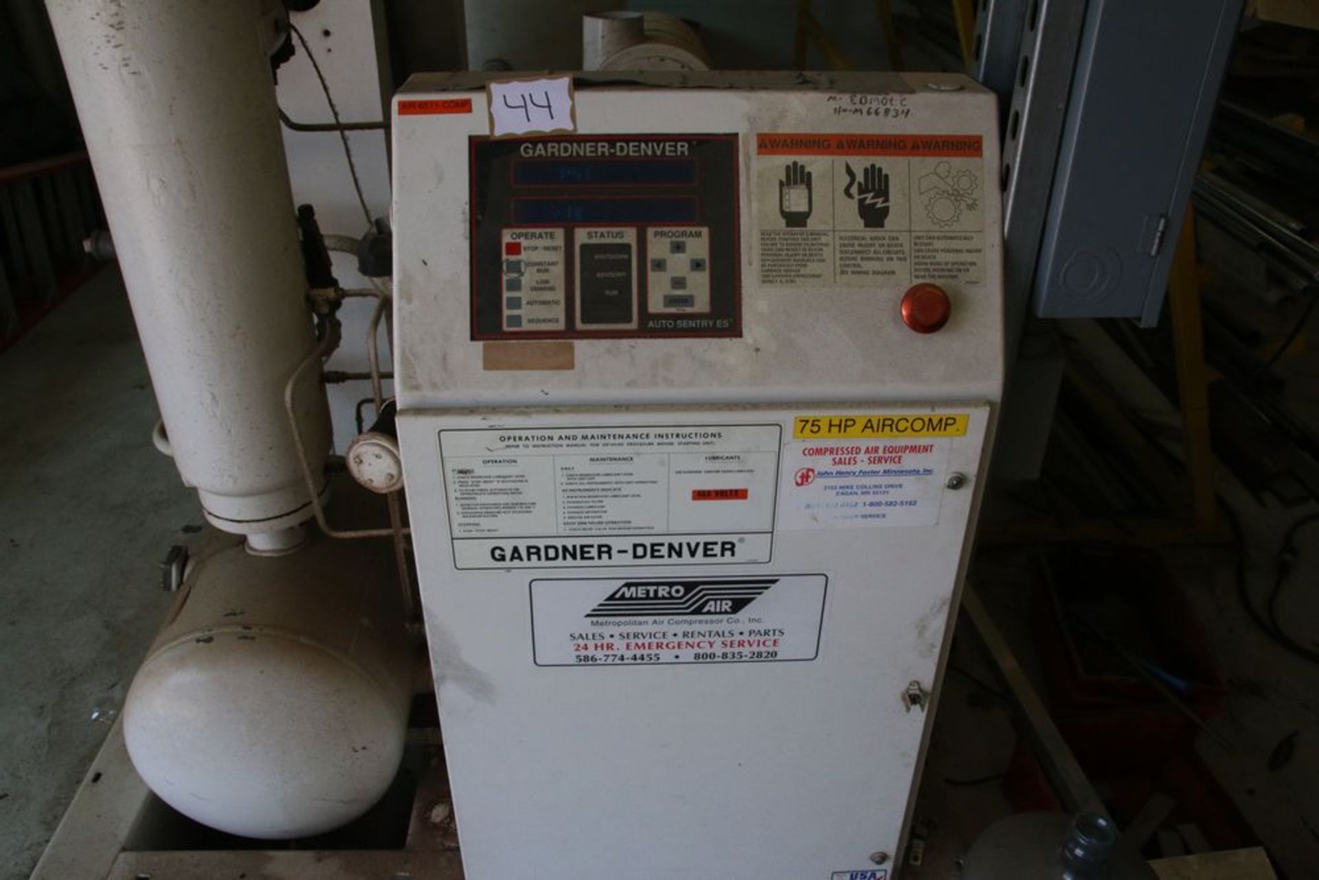Gardner -Denver EBMOLC Air Compressor - Image 2 of 6