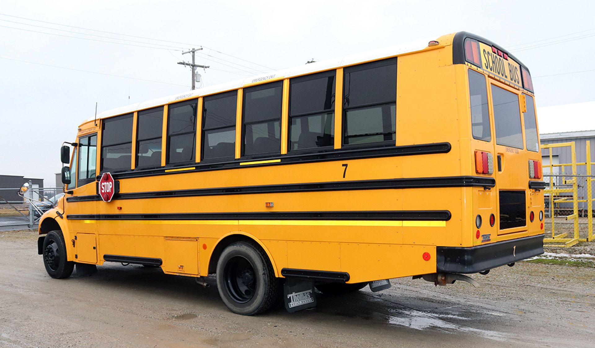 2011 Thomas C2 Saf-T-Liner School Bus on Freightliner Chassis with Braun Handicap Lift, 215,496 mile - Image 4 of 16