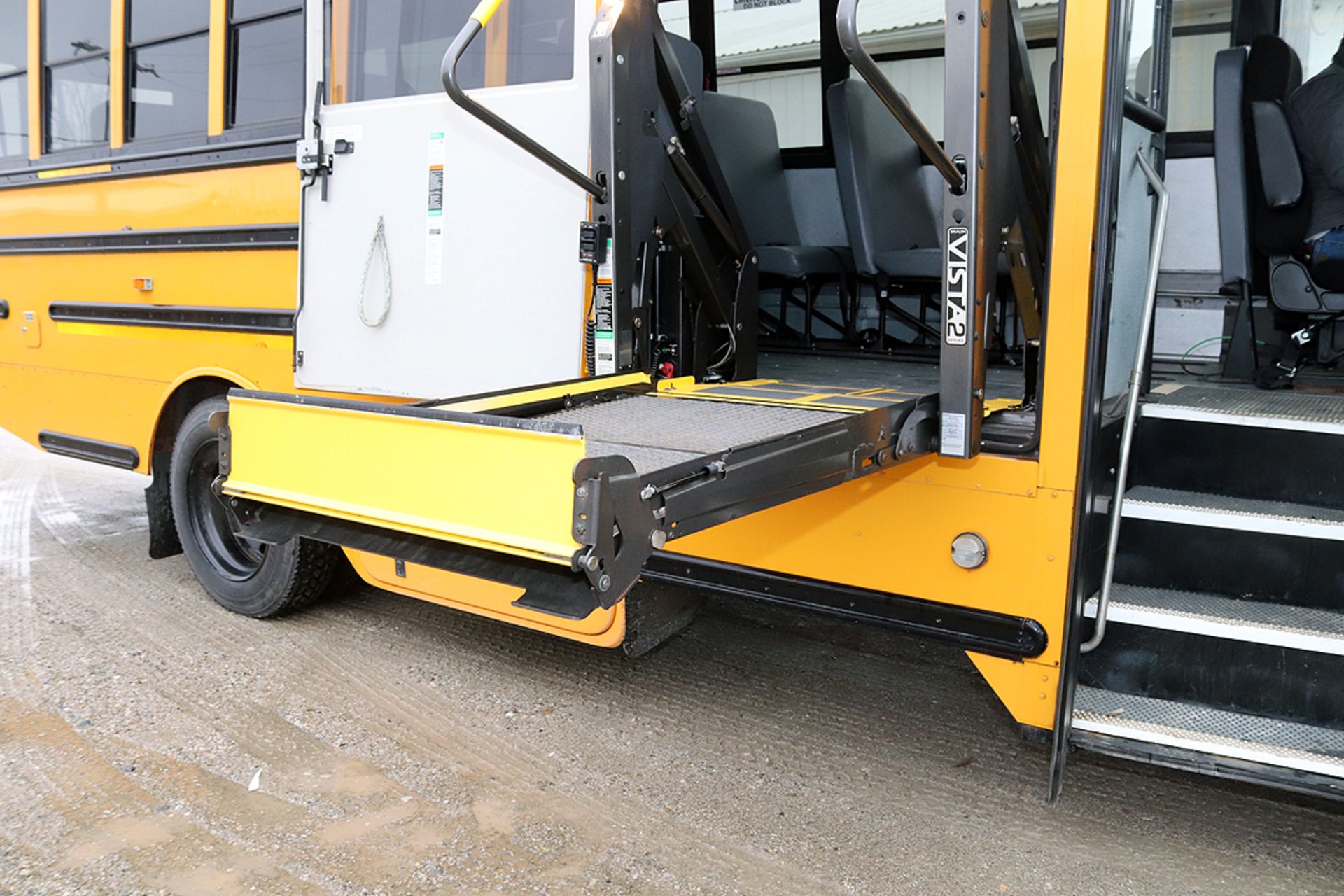 2011 Thomas C2 Saf-T-Liner School Bus on Freightliner Chassis with Braun Handicap Lift, 215,496 mile - Image 9 of 16