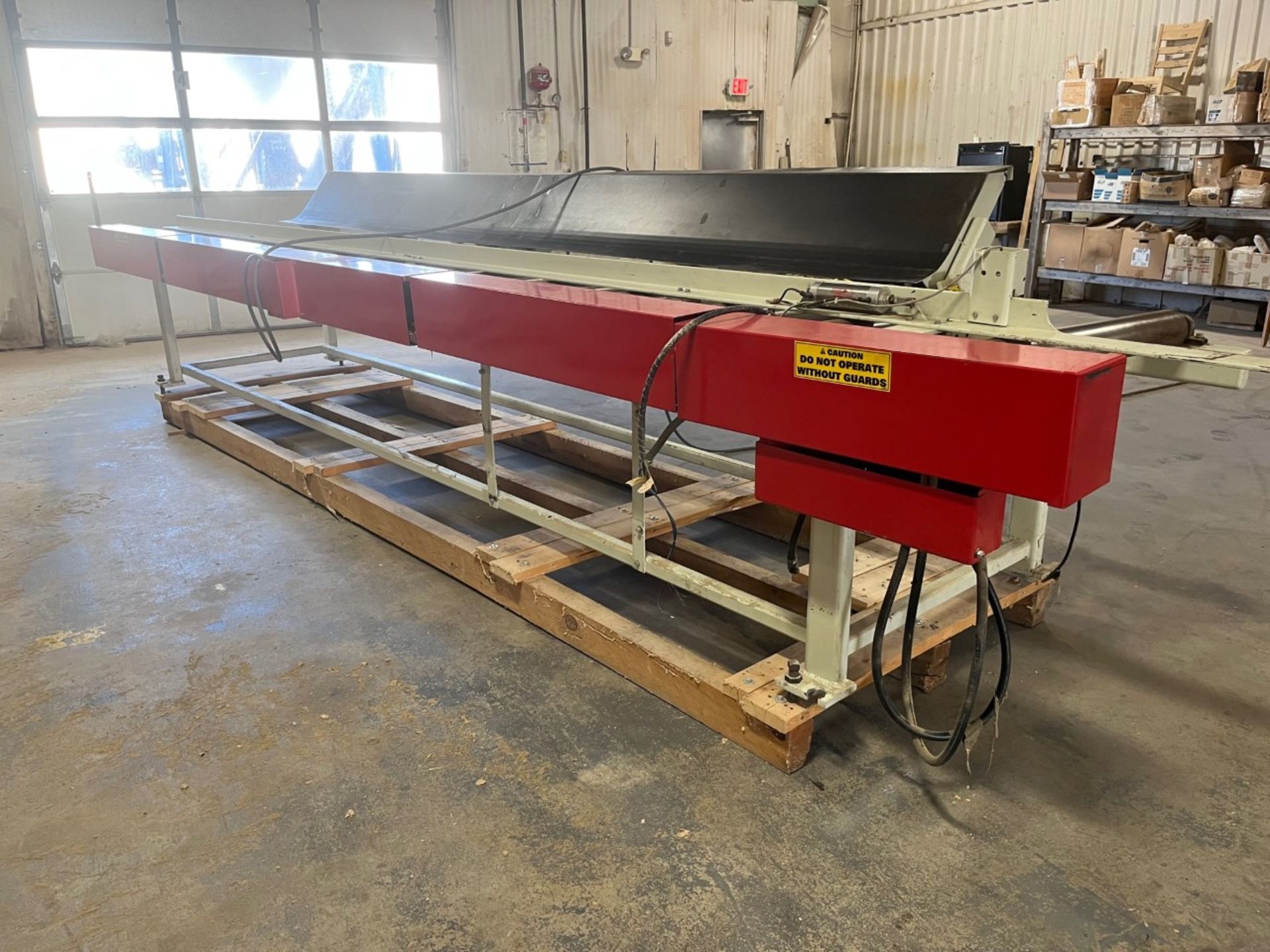 MEREEN JOHNSON GANG RIP SAW, MODEL 312DC SRI WITH 20' MANUAL ROLLING CONVEYOR - Image 3 of 4