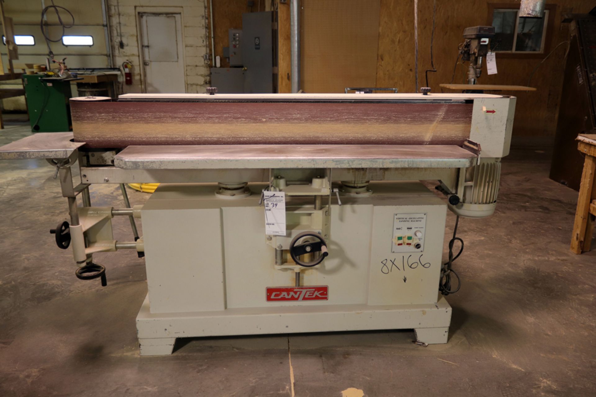 CANTEK 6'X10' BELT VERTICAL OSCILLATING SANDER - Image 2 of 7