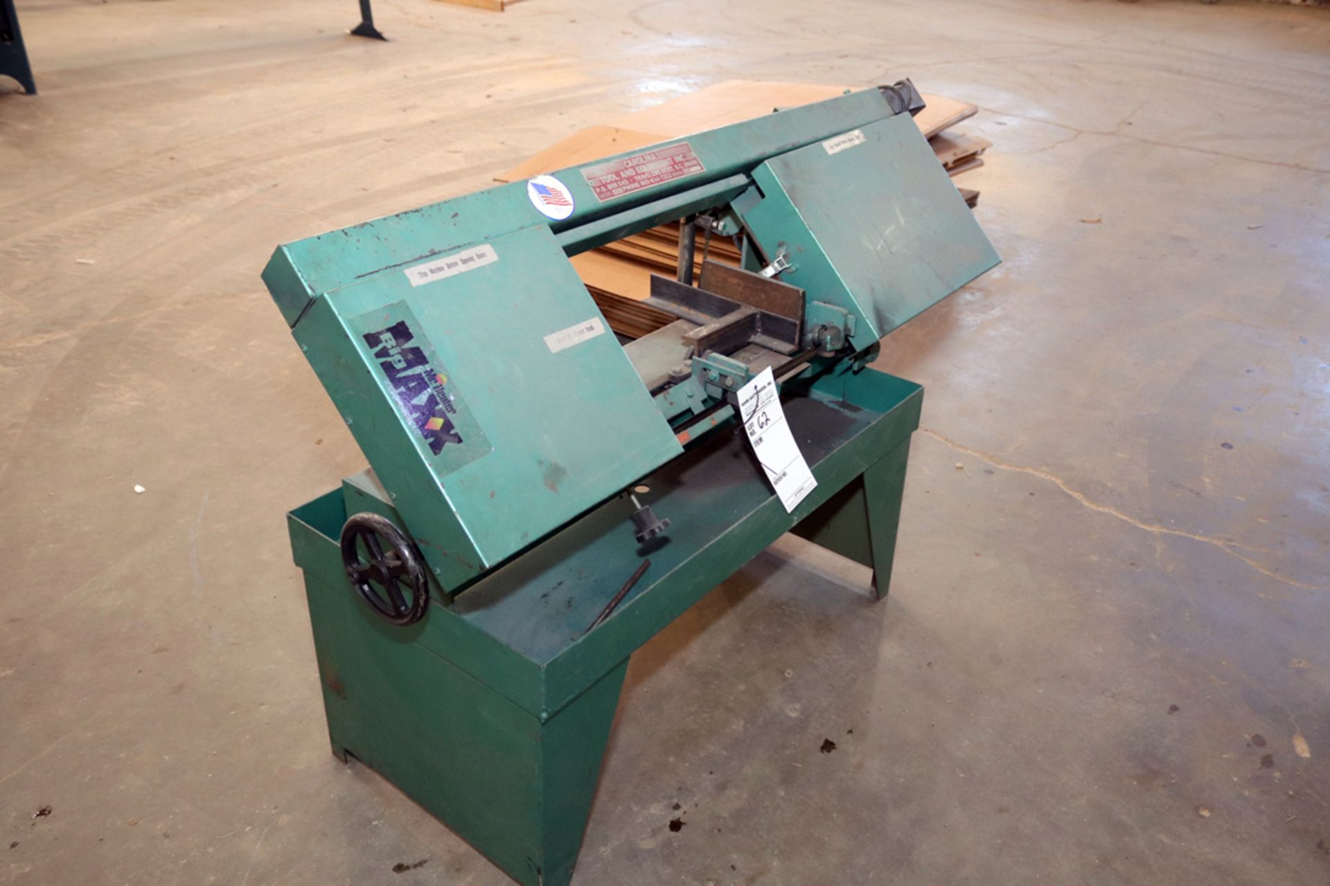 CAROLINA 60" HORIZONTAL BAND SAW - Image 2 of 6