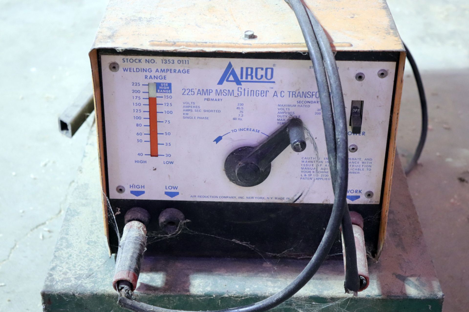 AIRCO WELDER W/ LEAVES AND CART - Image 2 of 2