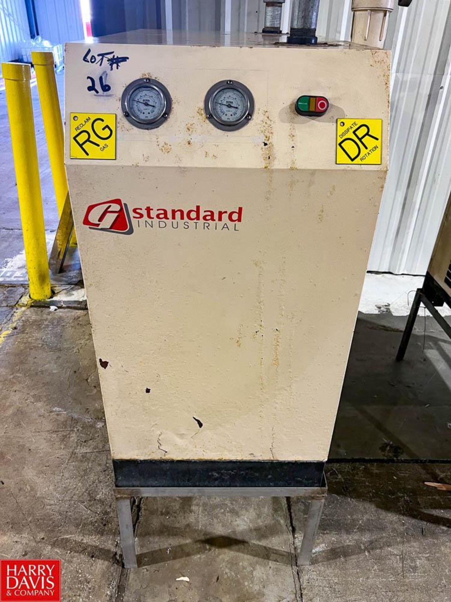 Standard Industrial Refrigerated Compressed Air Dryer, Model: MAD-200CFM (Location: New Orleans, LA)