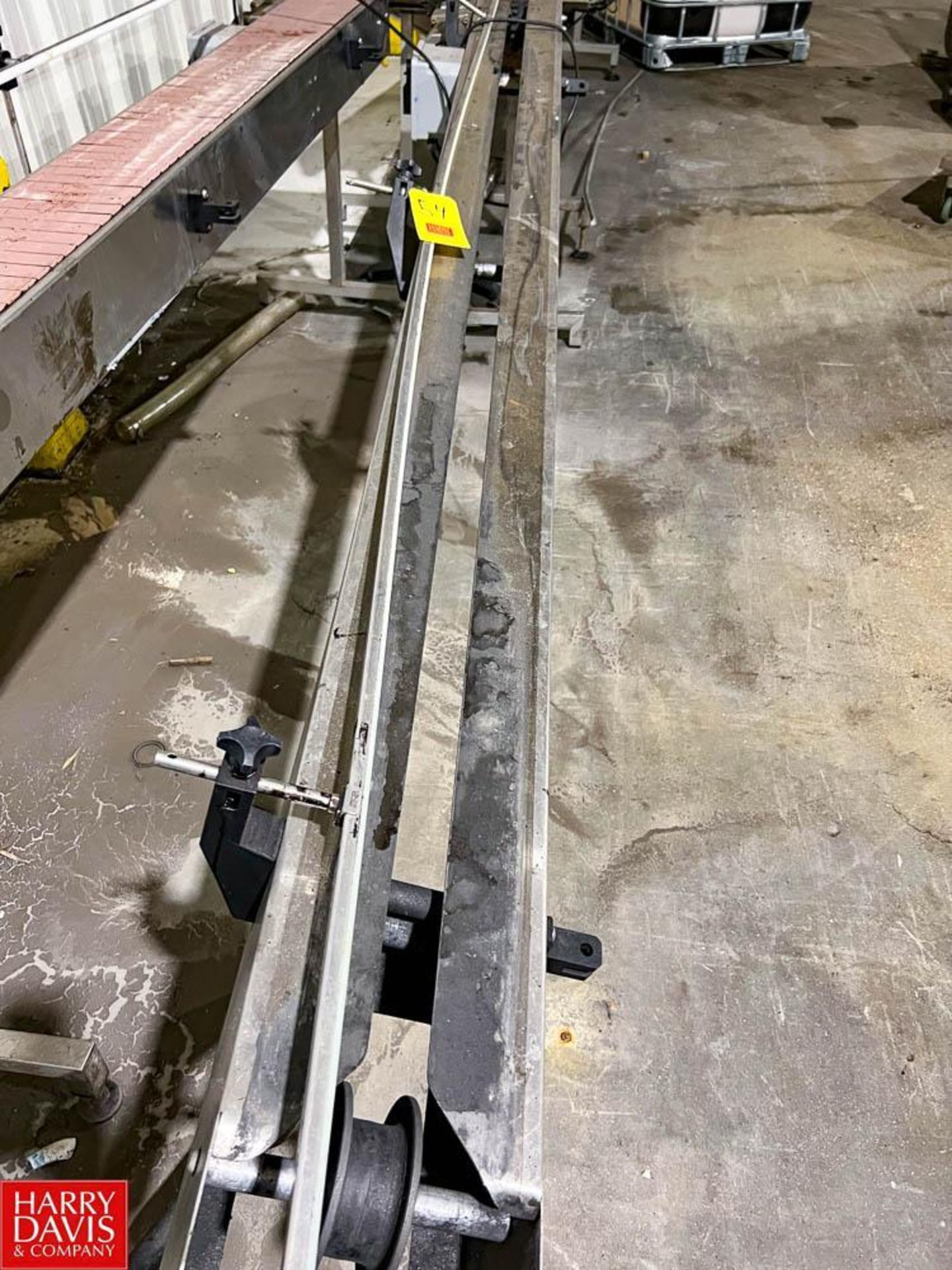 S/S Framed Power Conveyor, Dimensions = 117" x 7.5" (Location: New Orleans, LA)