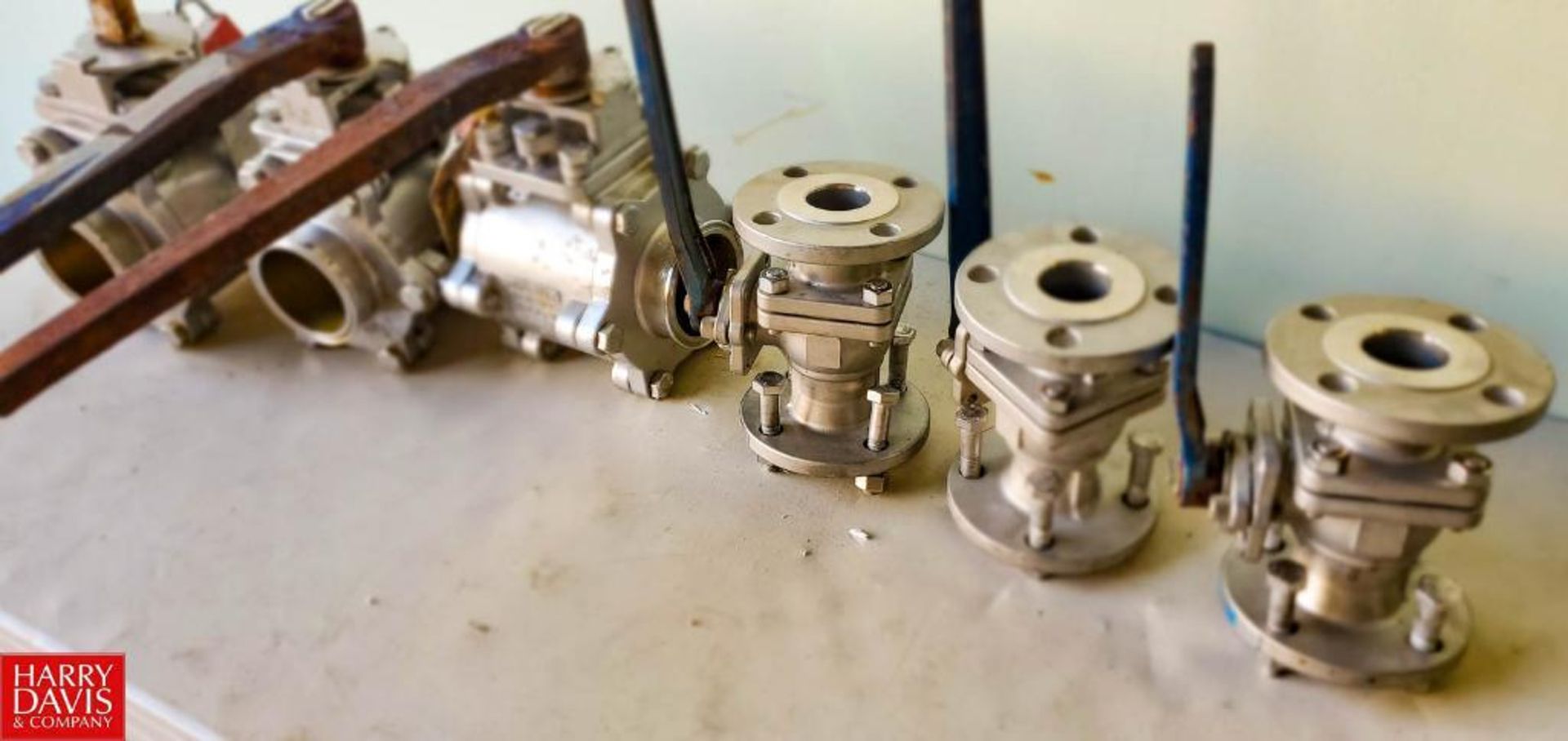 (6) Assorted 1.5" and 3" S/S Ball Valves, Flanged-Type (Location: Miami, FL) - Rigging Fee: $25