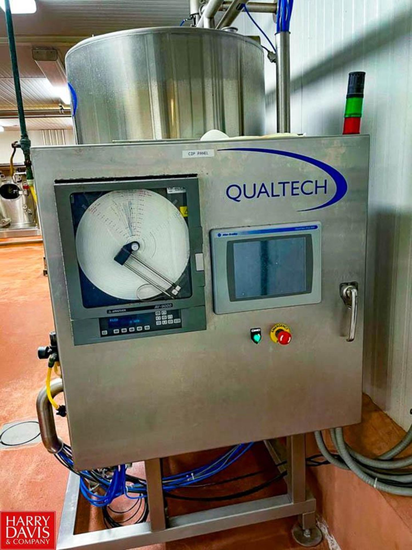 2008 Qualtech 3-Tank CIP Skid with AV-9000 Chart (Location: Brattleboro, VT) - Rigging: $2,420 - Image 2 of 3