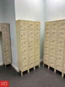 Assorted Locker Sections (Electrical/Digital Equipment Not Included) (Location: New Orleans, LA)