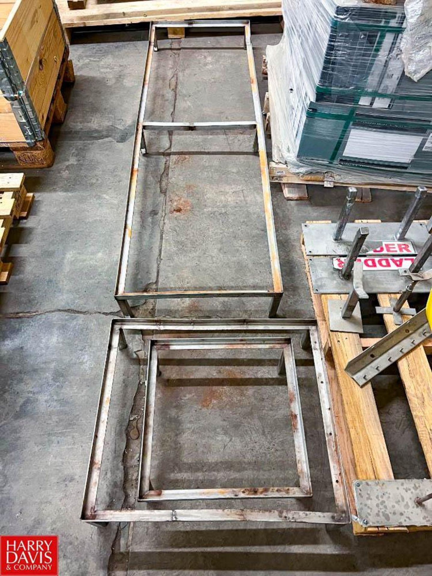 Assorted S/S Wall Racks, Bases and Steps (Location: Neosho, MO) - Rigging: $50 - Image 2 of 2