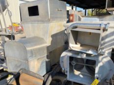 S/S Butter Dual-Auger Conveyors with Hoppers - Rigging Fees: $250