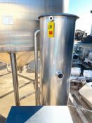 Approximately 20 Gallon Vertical S/S Tank - Rigging Fees: $50