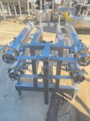 (4) S/S Skid, Mounted 1.5" Online Filters, Clamp-Type - Rigging Fees: $100