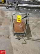 S/S Framed Hand Cart with Brake - Rigging Fee: $50