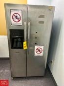 Crosley 2-Door S/S Side By Side Refrigerator/Freezer with Water Dispenser/Ice Maker - Rigging Fee: $