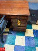 Assorted Desks with Filing Cabinets and Roller Chair - Rigging Fee: $400