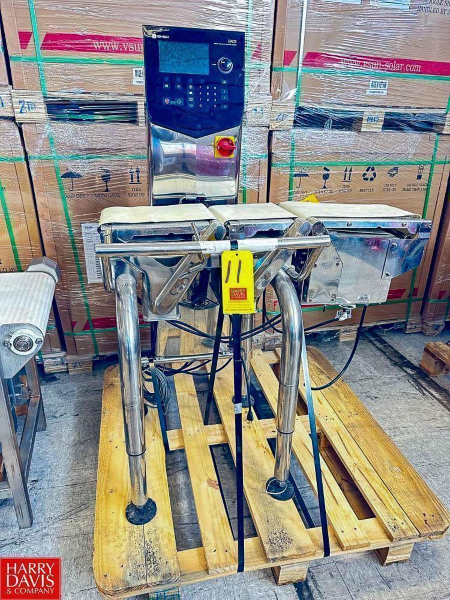 2013 Ishida S/S Check Weigher, Model: RE-G-015-J2-2/CR-A, S/N: 86228 - Rigging Fee: $250