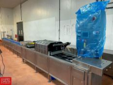 Precision/PMD 2-Wide S/S Bowl Sealer, RVF Series, with Conveyor, Allen-Bradley PLC