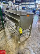Approximately 80 Gallon Horizontal S/S Holding Tank - Rigging Fee: $250
