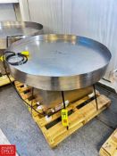 Packall S/S Rotary Accumulation Table, Model: AT48SSWD, S/N: 5883, Diameter = 4'