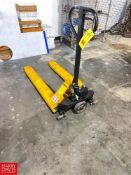 ULINE 2,200 LB Capacity Hydraulic Pallet Jack - Rigging Fee: $25