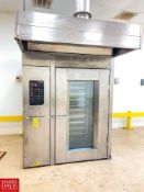 Hobart Rack Oven, Model: HBA2G, S/N: 24-1040817 with (1) Rack and (23) Trays - Rigging Fee: $3000