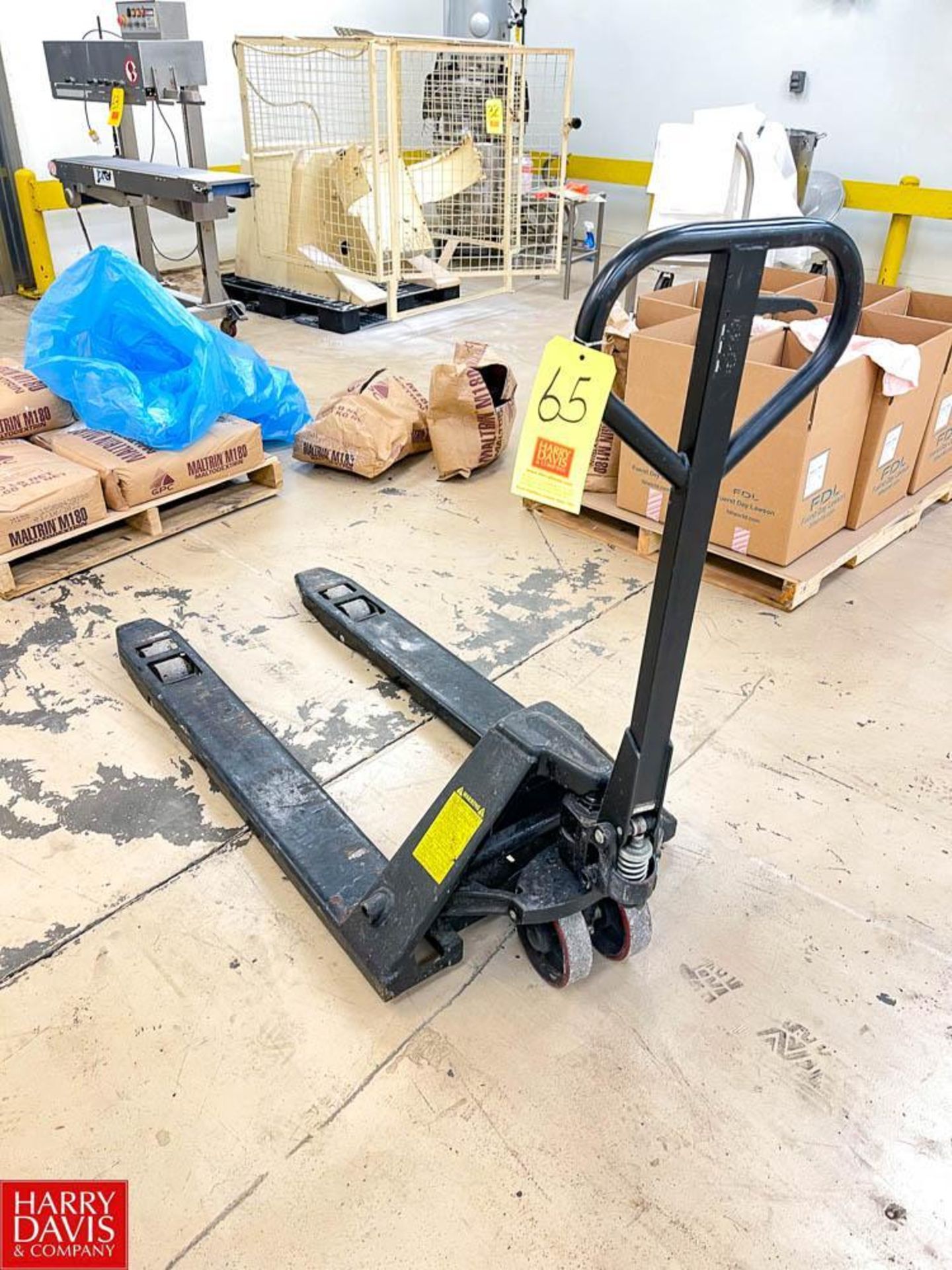 ULINE Hydraulic Pallet Jack 8,000 LB Capacity , Model: H-2721 - Rigging Fee: $25