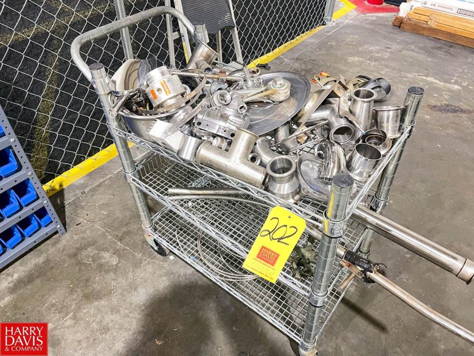 Assorted S/S Fittings and Cart - Rigging Fee: $50