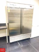 Avantco S/S 2-Door Refrigerator - Rigging Fee: $150