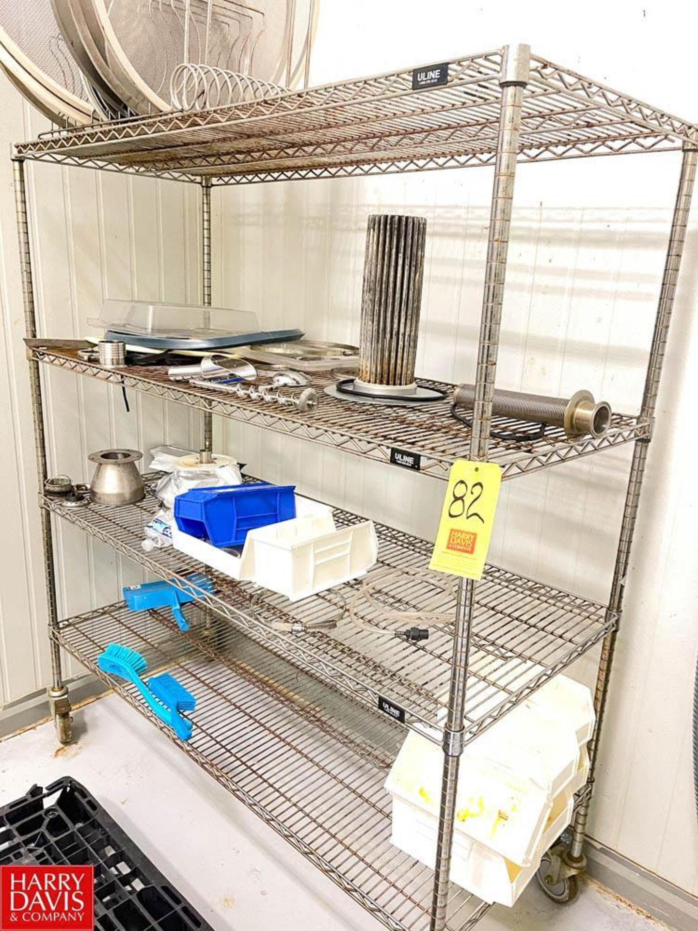 Rack, Portable Stairs, Plastic Cabinet and Waste Cans - Rigging Fee: $75