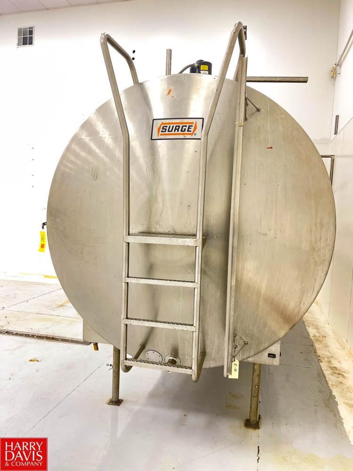3,000 Gallon All S/S Jacketed Tank, Model: 87130, S/N: 960208 with Dual Vertical Agitator and Space - Image 2 of 5