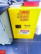 ULINE 12 Gallon Flammable Storage Cabinet - Rigging Fee: $100