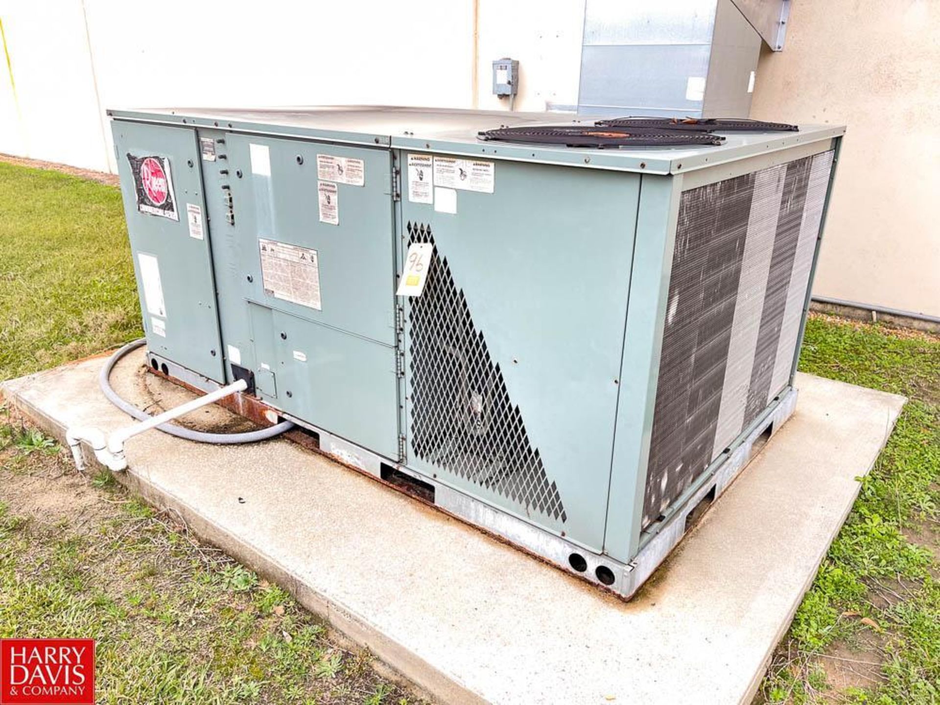 2010 Rheem HVAC Unit, Model: RLNL-B090CL-000, S/N: 7897F381007141 - Rigging Fee: $750 - Image 3 of 3