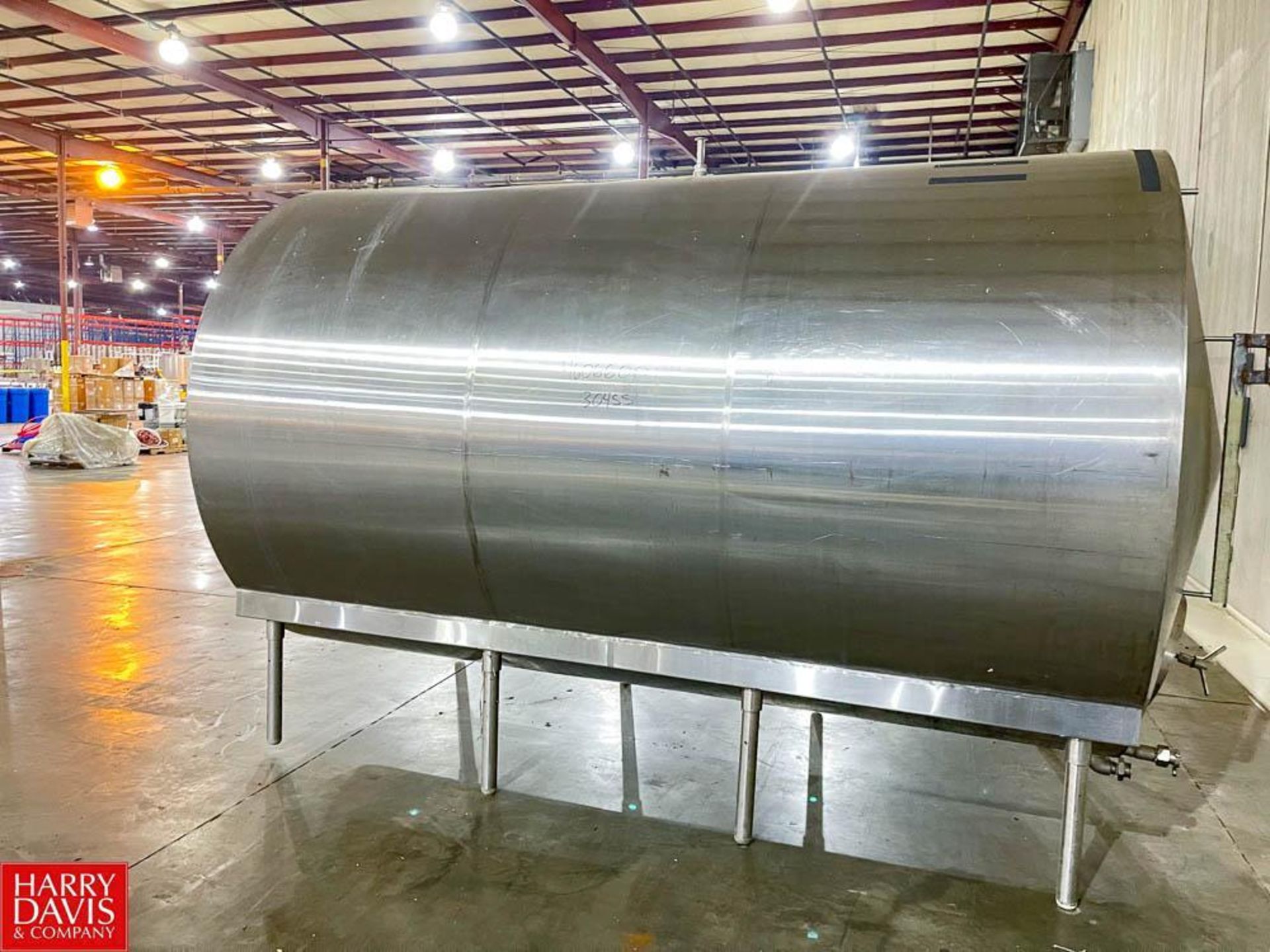 2,500 Gallon All S/S Horizontal Tank - Rigging Fee: $850 - Image 2 of 3