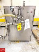 Savory S/S Homogenizer 2-Stage, 20 Liters/Minute - Rigging Fee: $350