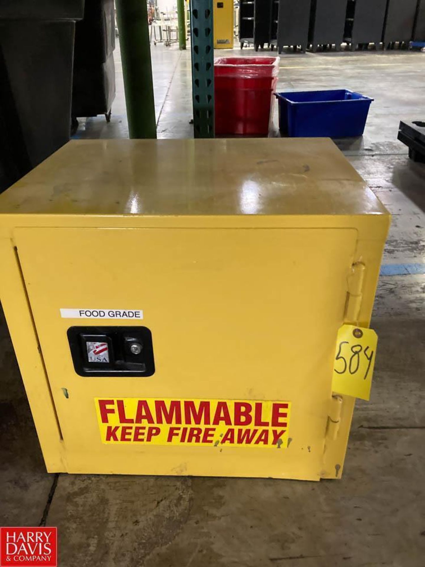 Flammable Box, Dimensions = 19 x 19 - Rigging Fee: $35 - Image 2 of 2
