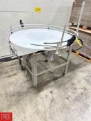 S/S Frame Accumulation Table, Dimensions = 48" - Rigging Fee: $50