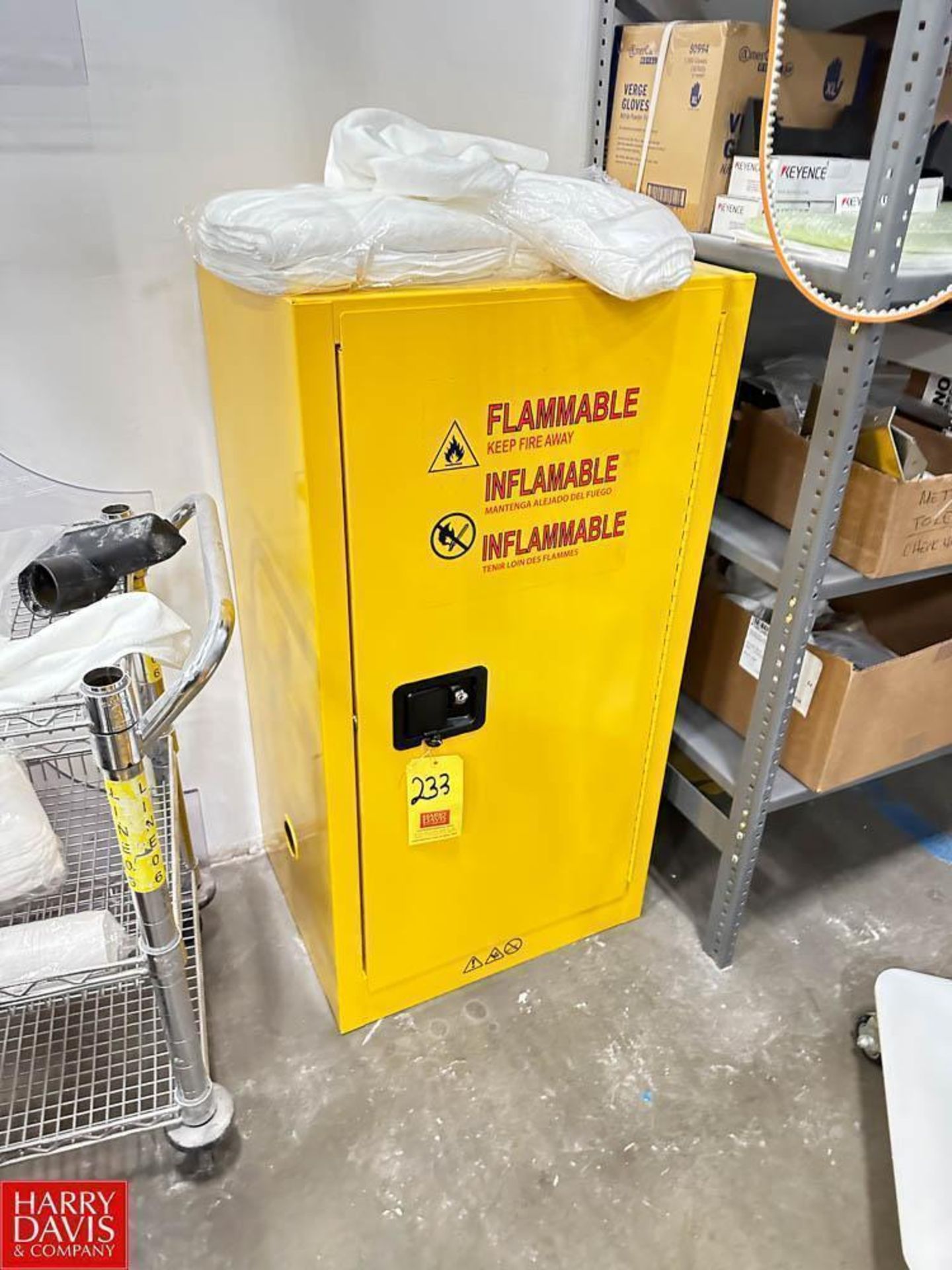 Condor 10 Gallon Flammable Storage Cabinet - Rigging Fee: $75 - Image 2 of 2