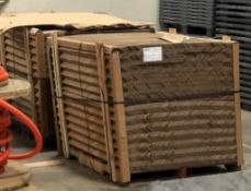 (3) Pallets of Cardboard Corner Protectors - Rigging Fee: $35