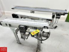 (3) Section Dorner, INTERROLL and other Belt Conveyor with Drive - Rigging Fee: $200