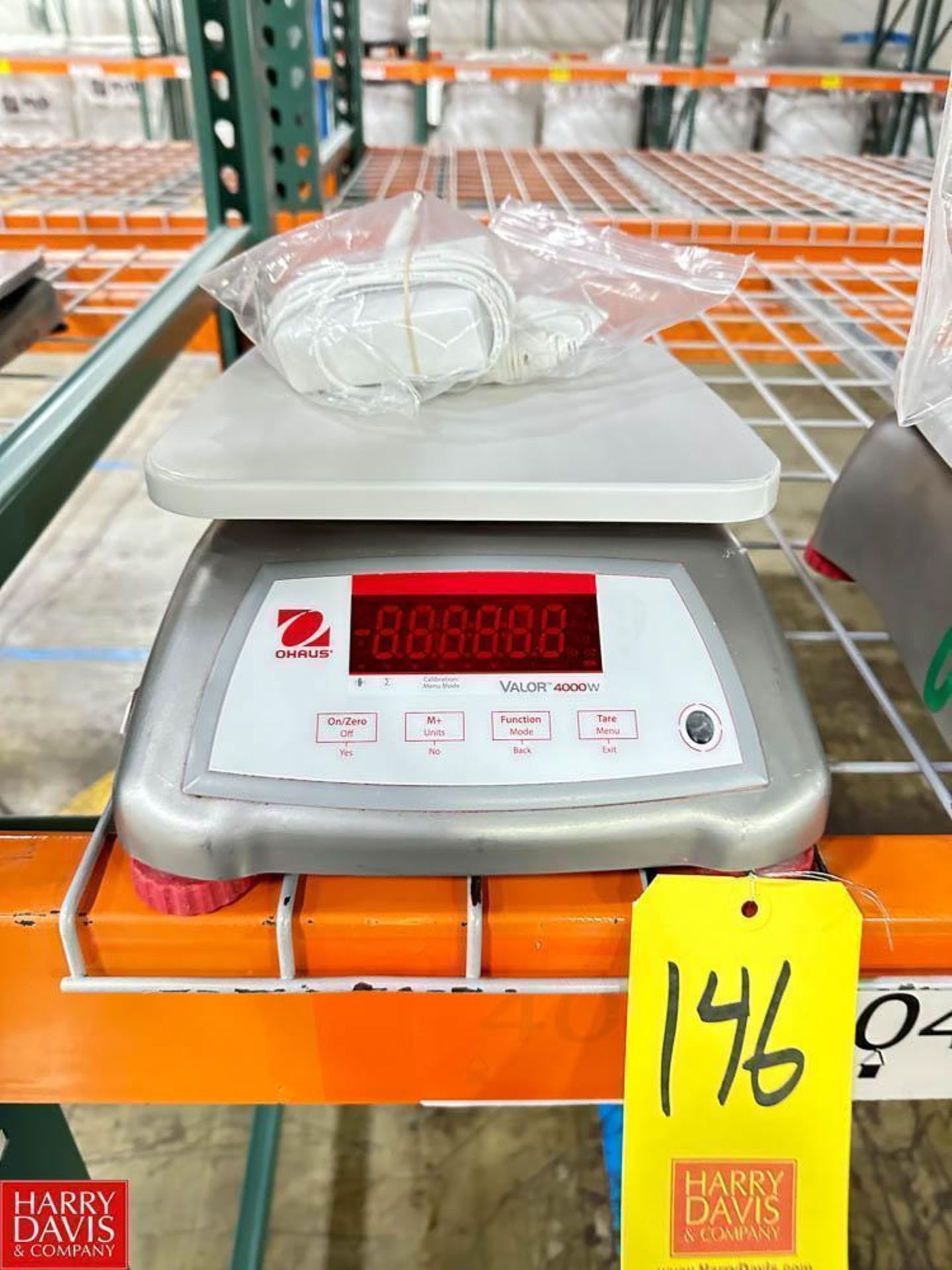 OHAUS VALOR 4,000 W Digital Scale - Rigging Fee: $35 - Image 2 of 2