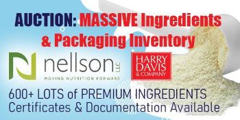 MASSIVE Raw Ingredients Inventory: All ingredients, Raw Materials and Packaging available at auction