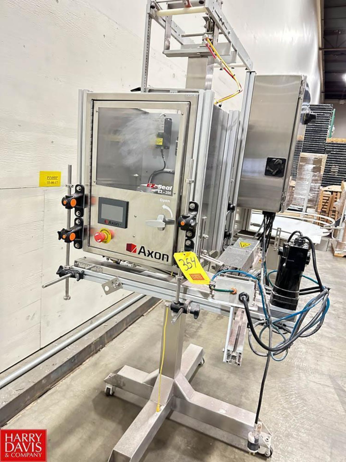 2016 Axon Shrink Sealer, Model: EZ-200, S/N: Valves-16080103B - Rigging Fee: $125