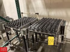 (3) Roller Conveyors - Rigging Fee: $35