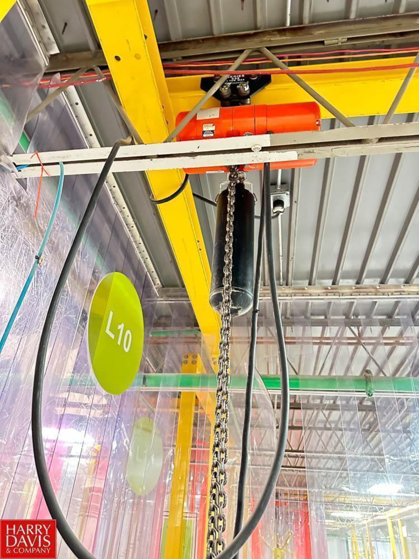 CM Lodestar 1 Ton Electric Chain Hoist with Gantry System - Rigging Fee: $750 - Image 2 of 2