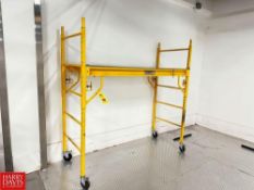 Haul-Master 900 LB Capacity Single Stage Heavy Duty Scaffold - Rigging Fee: $35