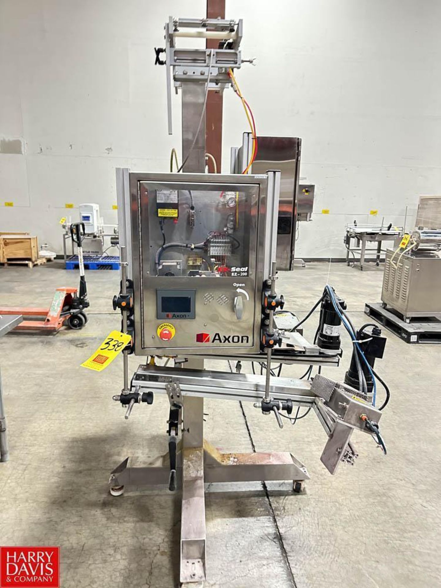 2016 Axon Shrink Sealer EZ-200, S/N: Valves-16000103D - Rigging Fee: $125