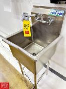 S/S Wash Sink - Rigging Fee: $75