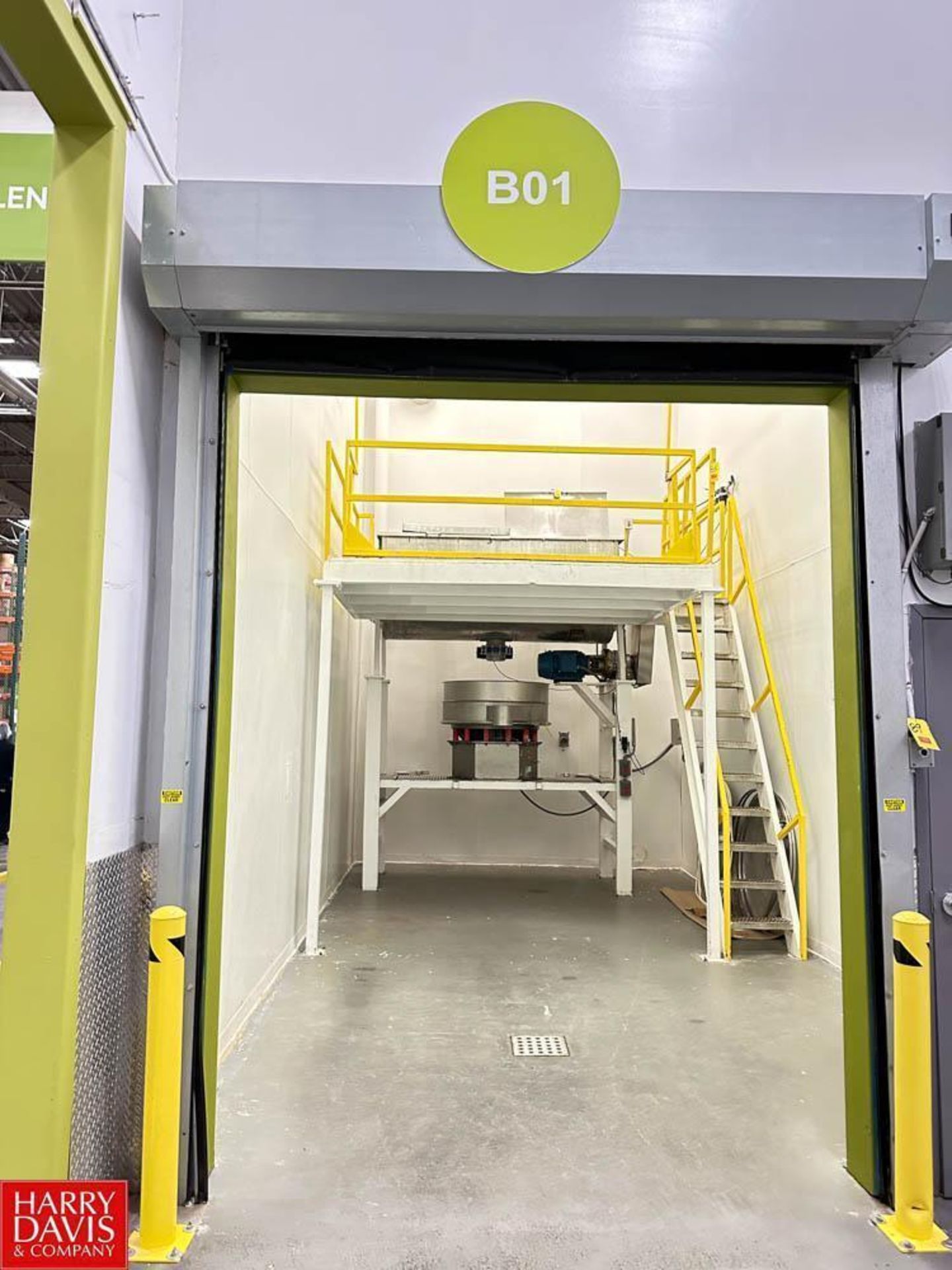 High Speed Roll-Up Door, Dimensions = 196" Width x 118" Height - Rigging Fee: $1250