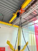 CM Lodestar 1 Ton Electric Chain Hoist with Gantry System - Rigging Fee: $750