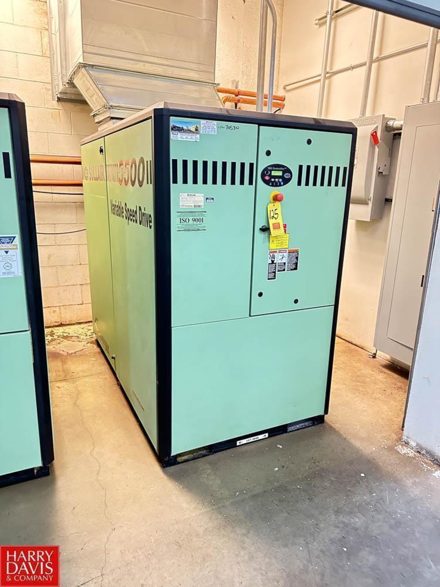 2013 Sullair 70.5 BHP Screw Air Compressor, 125 PSI, 341 CFM, Model: 5509V-AC - Image 2 of 4